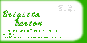 brigitta marton business card